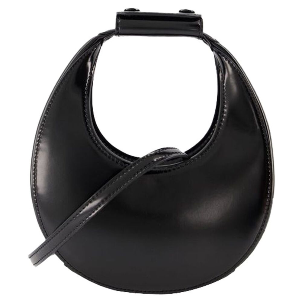 Good Night Moon Purse - Staud - Leather - Black - Picture 3 of 4